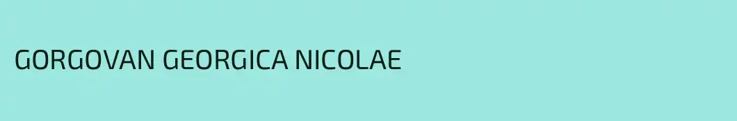 GORGOVAN GEORGICA NICOLAE
